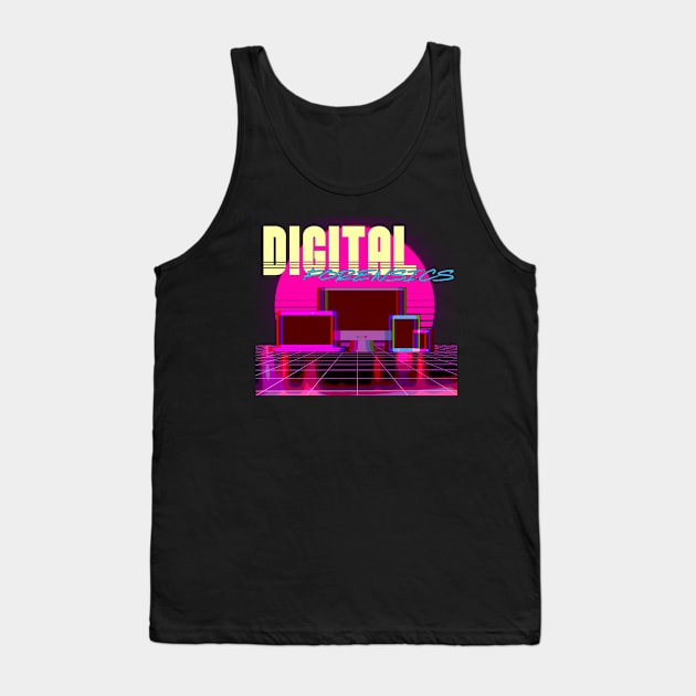 Retro Digital Forensics Tank Top by DFIR Diva